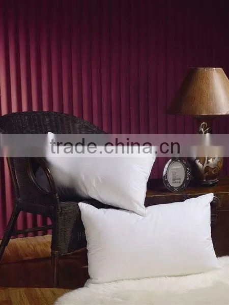 Cotton White Duck Down Gusset Pillow