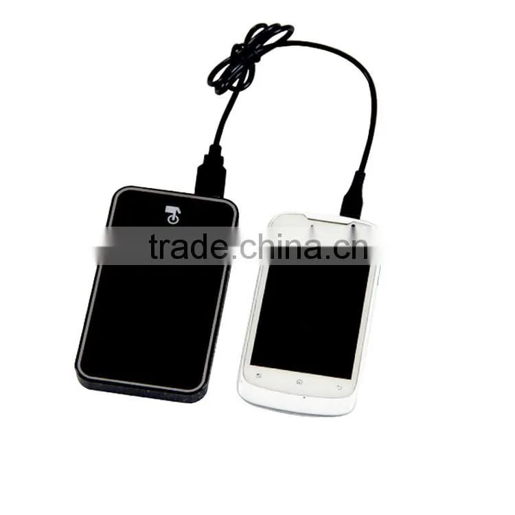 Wholesale high quality li-polymer power bank with replaceable battery, 6000mah Case Power Bank