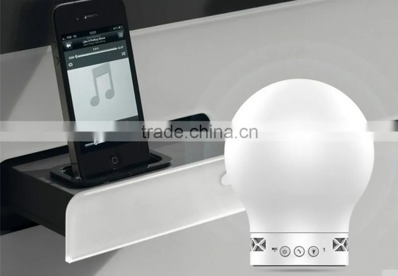 2015 innovative color changed smart music light lamp