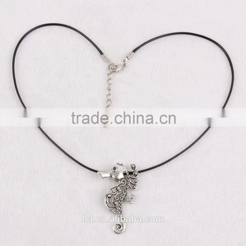 Made in China 2015 New Product Imitate Silver Sea Horse Fashion Necklace Fashion Jewelry