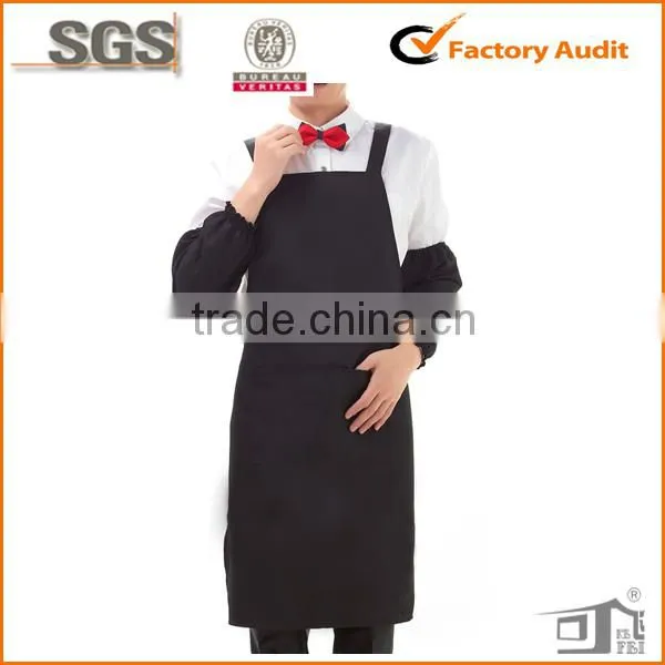 polycotton blank cafe uniform with front pocket wholesale