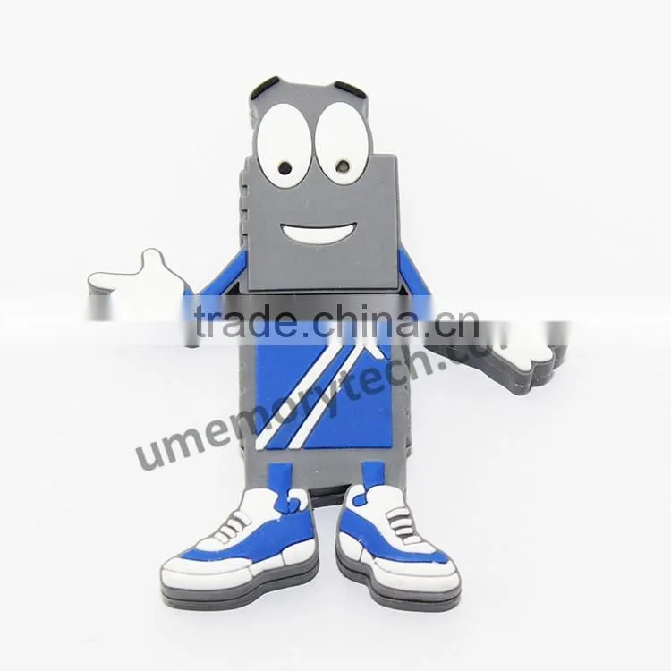 Cartoon Funny usb stick usb2.0 flash memory drive 1gb 2gb 4gb