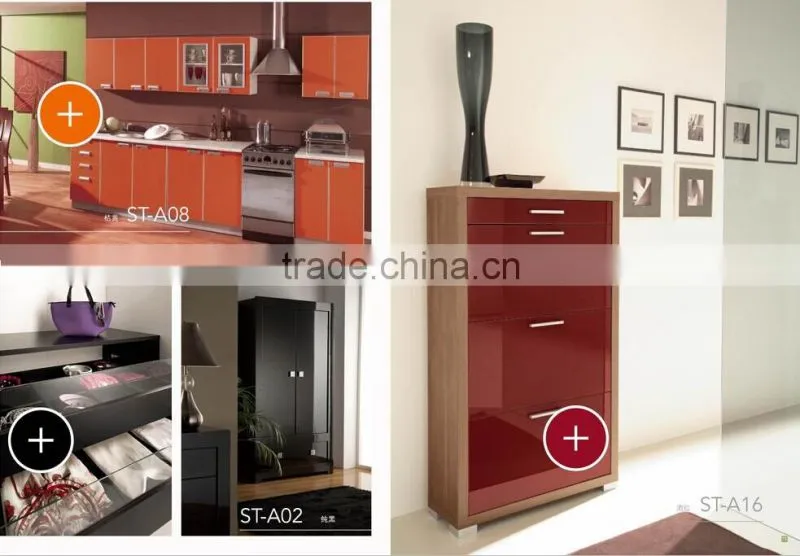 5 times uv coated mdf wardrobe door panels