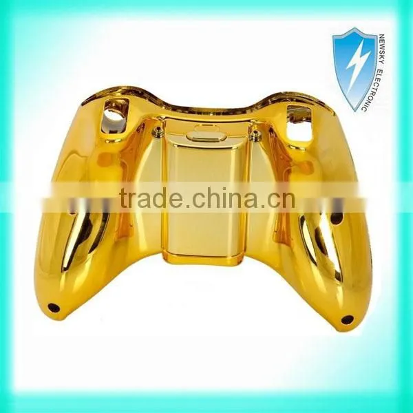 Gold Controller Shell Kit with Transformable DPad for Wireless Xbox 360 Controller