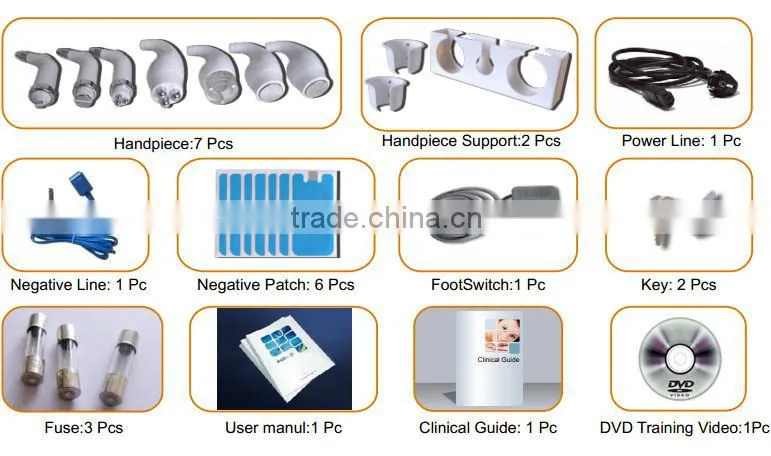 CE approved 5 in1 ultrasound weight loss machine