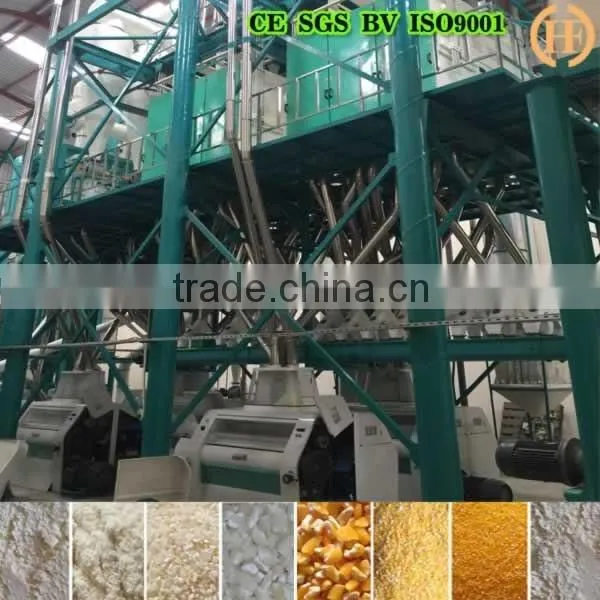 Hot selling grain processing machine/corn flour mill plant for super fine corn flour