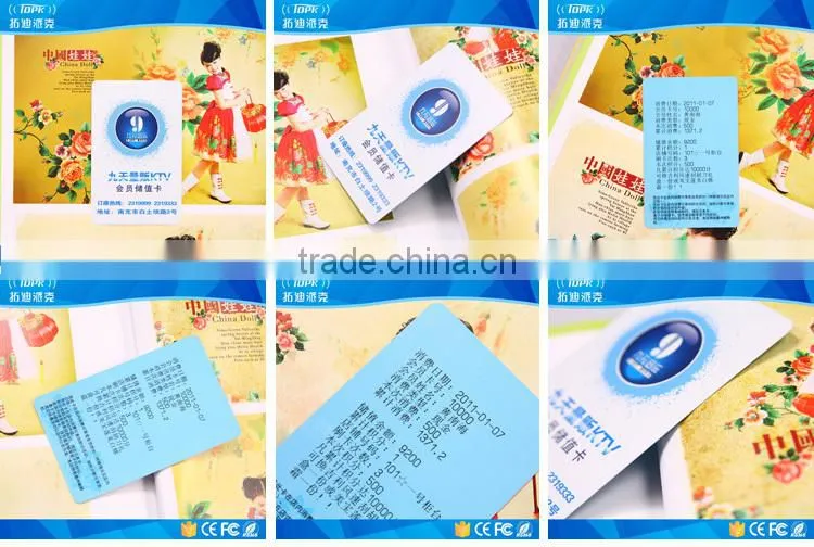 Custom combo reward eco-friendly pvc card