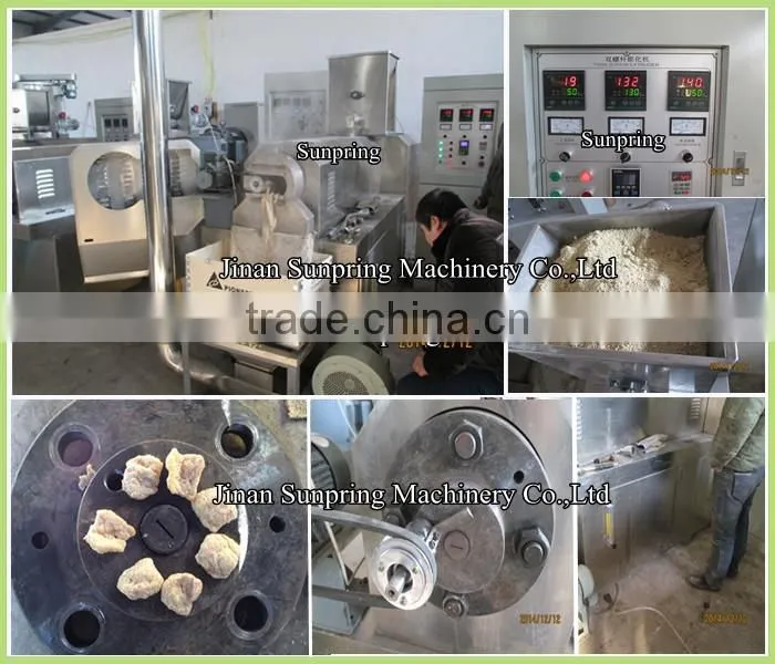 Textured Vegetable Soy Protein Food Machine