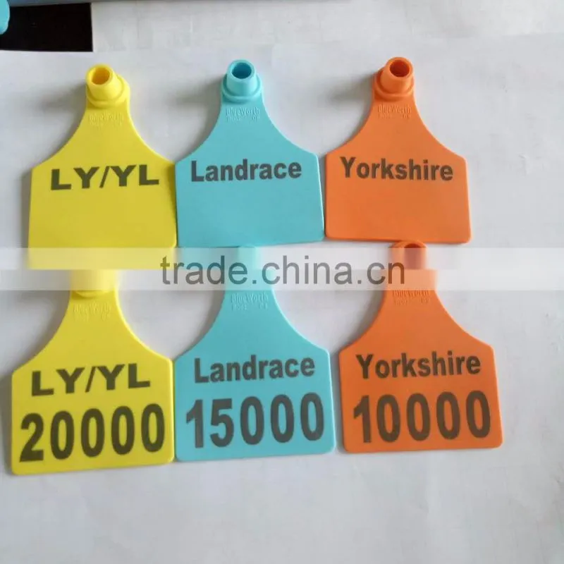 2017factory price tpu ear tag special for pig and sheep