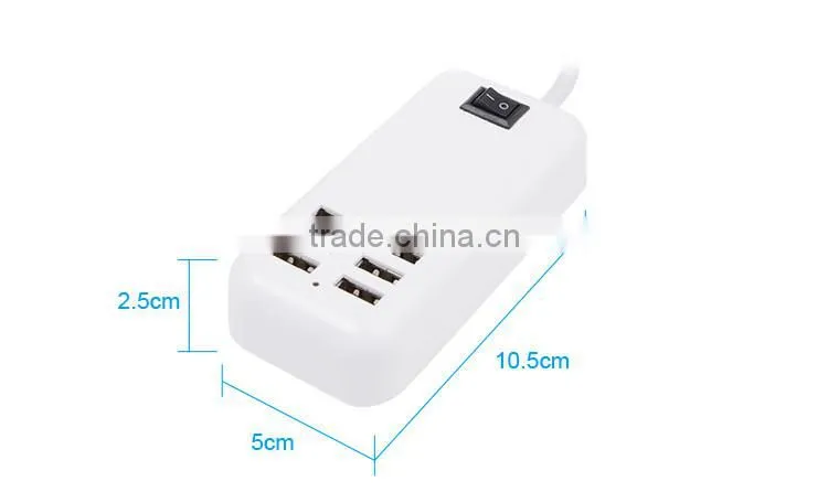 5V 3A usb plug mobile phone charger for home and office