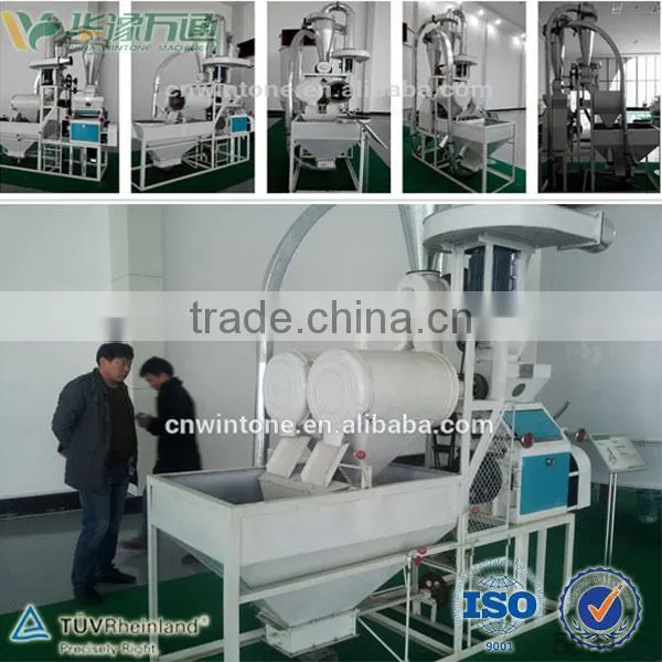Small scale wheat flour miller