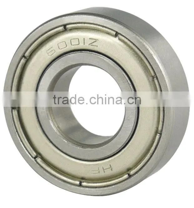 Best service 6001ZZ chrome bearing,sport equipment bearing.