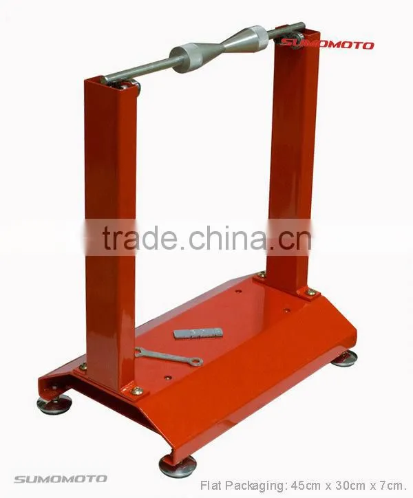 Motorcycle Wheel Balancer, wheel alignment and balancing machine for road bike, sport bike, MX dirt bike service