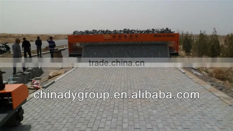2013 newly host selling DY-6 Tiger stone Brick paving machine from China