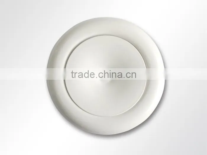 White round metal air vent