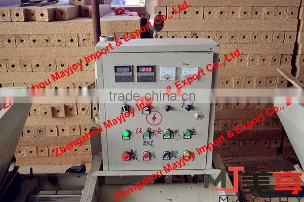 High quality low price good performance Single head wood sawdust block making machine/wood shaving block pressing machine