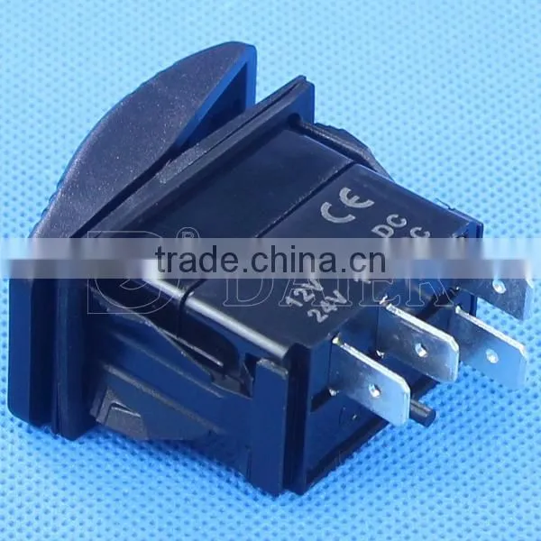 Single pole double throw rocker switch