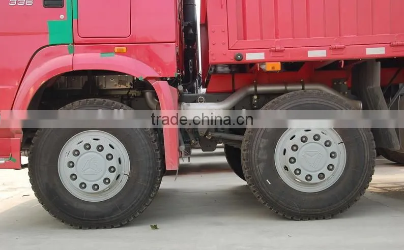 Factory Directly Euro3 HOWO Dropside Lorry 290hp 8x4