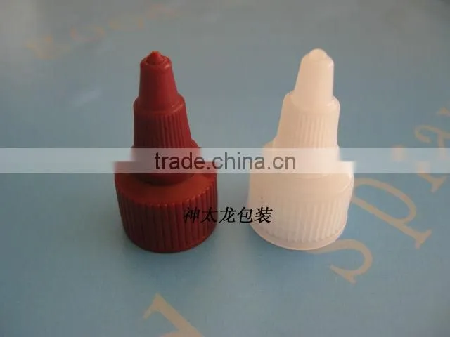 18/410 disposable plastic scew spout bottle cap