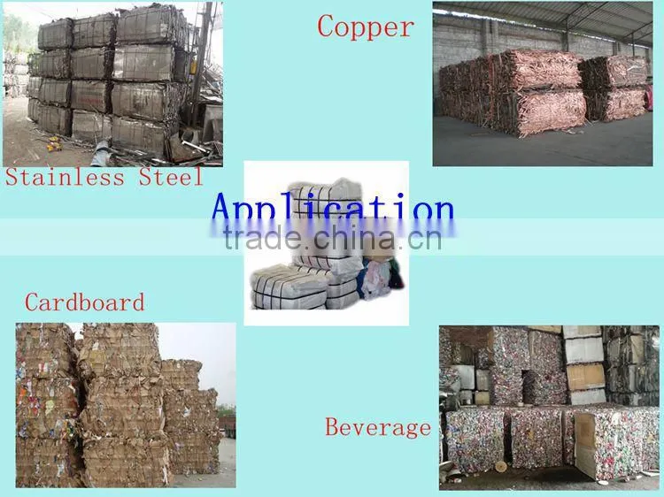 Wasted Clothing Recycling Vertical Hydraulic Compactor