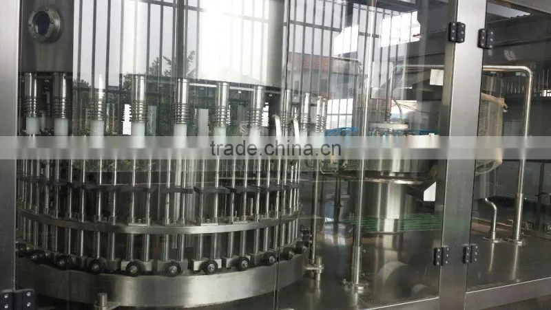 PET Bottled 10000BPH 3 in 1 Purified Water Filling Machine