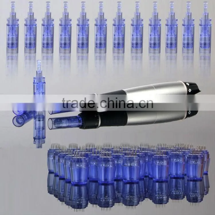 Hot sale 1/3/7/9 /12 /36 /42/nano needles for derma pen blue needle cartridge