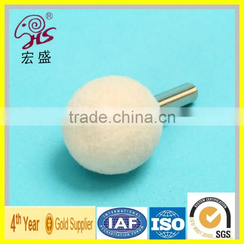 2016 new product Buffing wool felt bobs with high quality from China hongsheng high quality