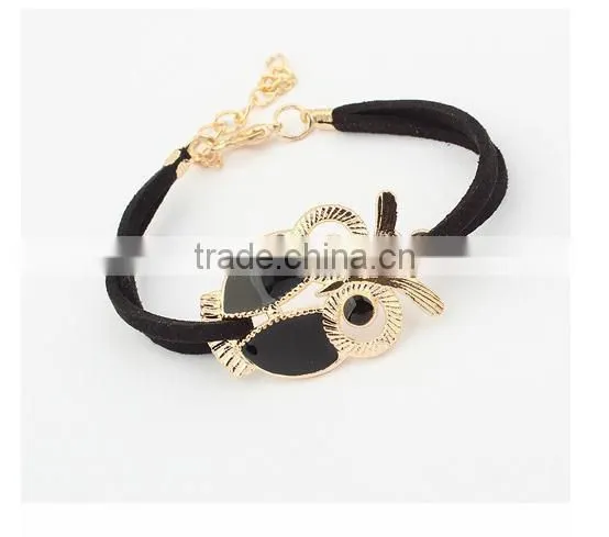 Fashion personality vintaged owl bracelet jewelry wholesale