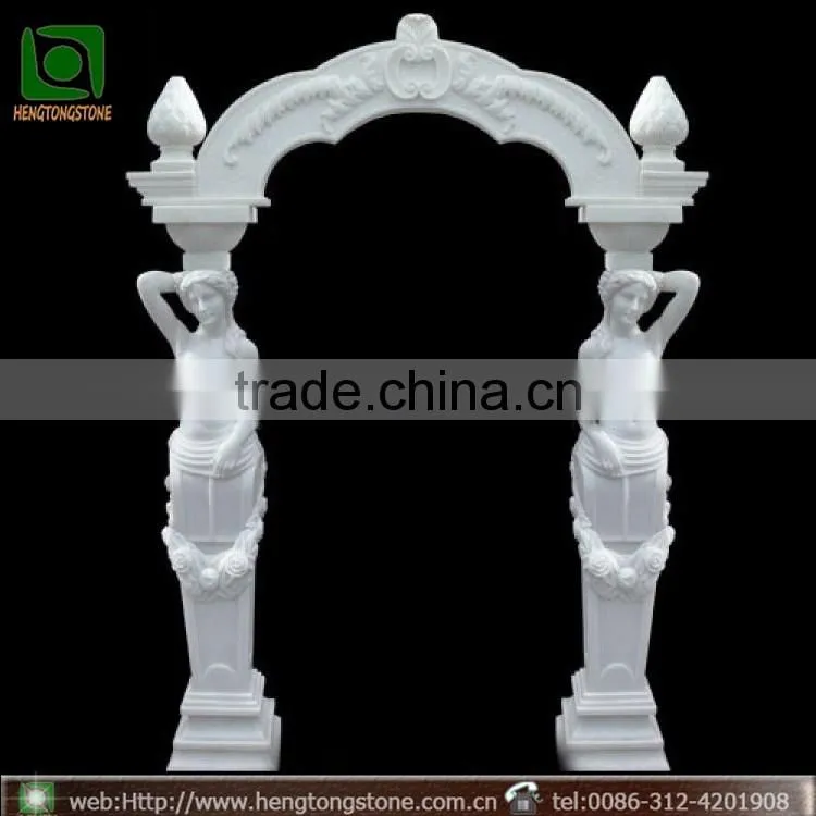 White Stone Door Frame