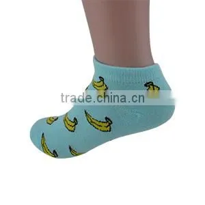 2015 Cotton women fruit cheap sock wholesale price