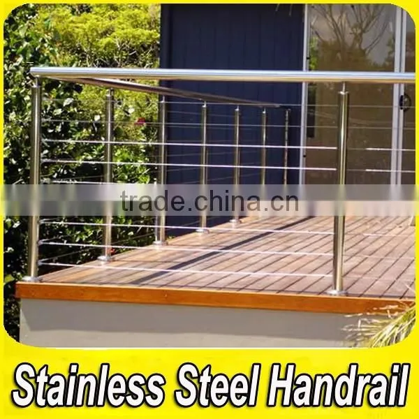 China Wholesale Outdoor 304 316 Stainless Steel Cable Railing for Decks