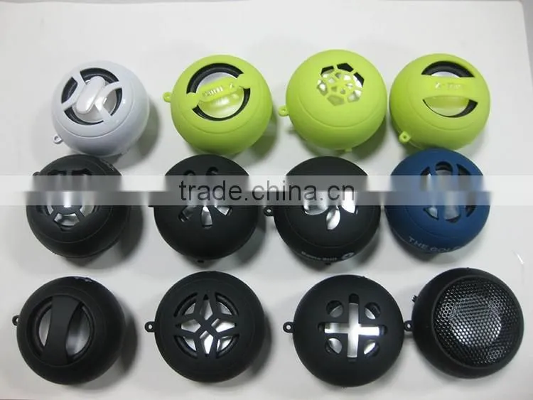 New gadget Christmas promotion gift portable laptop mini hamburger speaker