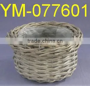 Boat Shape Willow Basket for Garden Planter