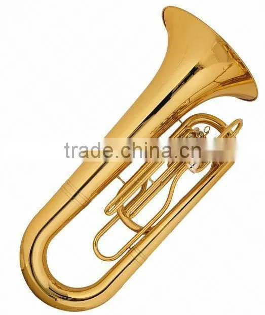 Bb key 4 key tuba for brass band