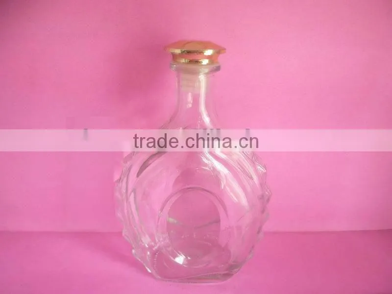 Aluminum Cap Whisky Bottle