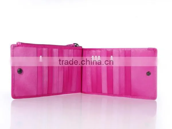Custom High Quality Women Genuine Leather Wallet Manufacturer