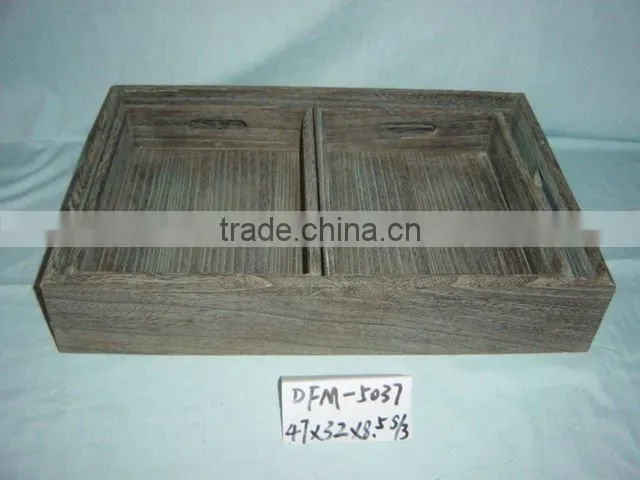 wholesale multi-purpose wooden tray for fruit