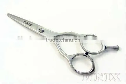 Fashion Design Screw with Gem & 3D-Grip Hairdresser Thinning Scissors
