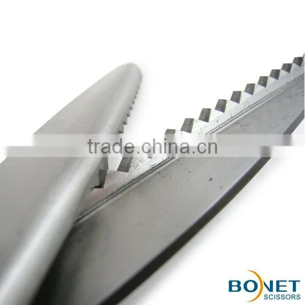 S21004 LFGB certificated 8-1/2" Pinking shears with plastic handle