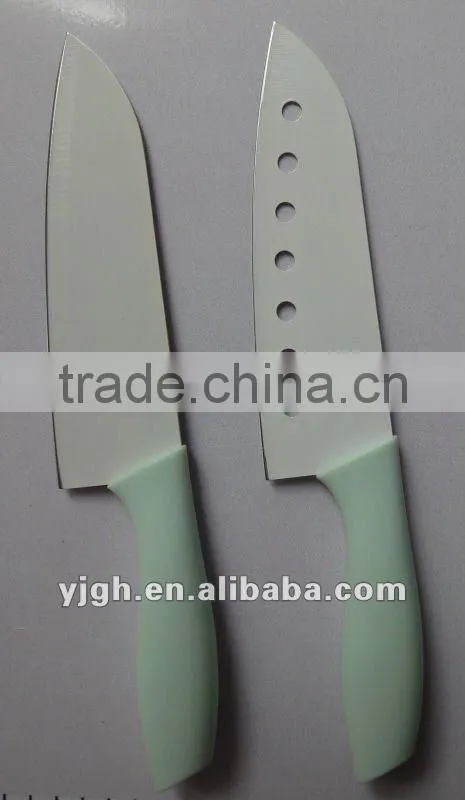 2pcs non-stick Santoku knife set