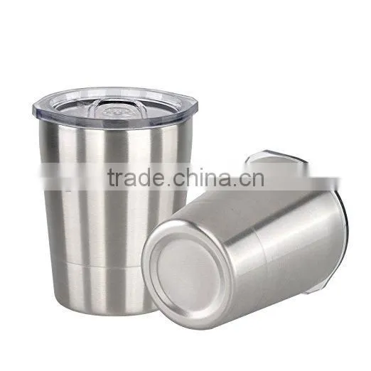 8.5oz Tumbler Stainless Steel Vacuum Insulated Rambler Coffee Cup