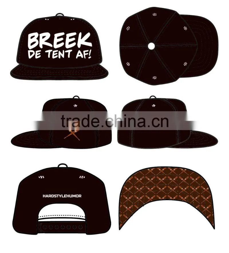 3D embroidered snapback caps BREEK designs