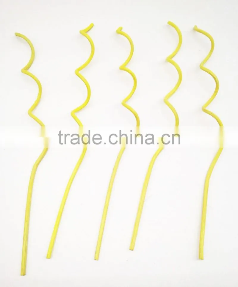 colored curving reed sticks for liquid diffuser aroma reed diffuser