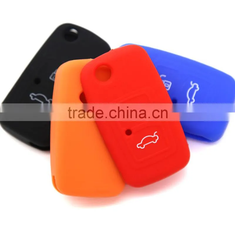 Wholesale new design silicone car key protective cover for Chery