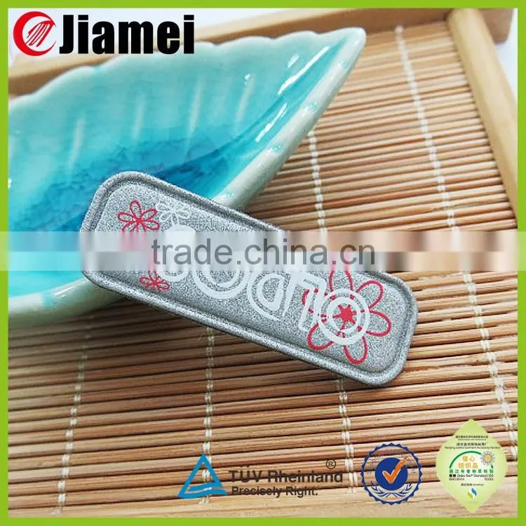 Custom garment pvc logo embossed reflective label/patch/tag