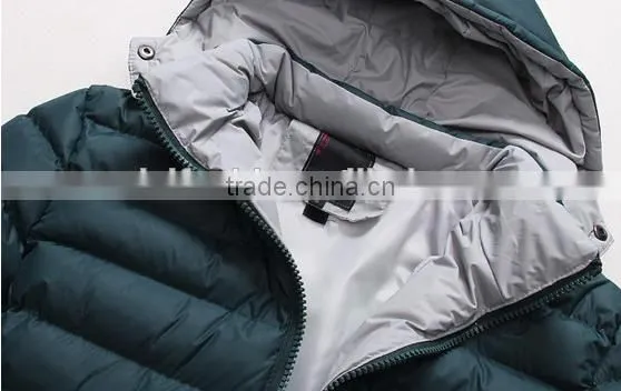 wholesale customize designer mens winter warm cotton padded coat