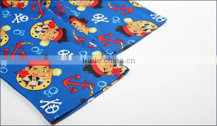 printing patent licensing boy pajamas sleeping wear for summer