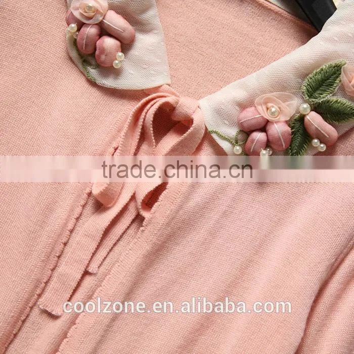 Fashion Style 2016 New Elegant Short Coats Knitted Blazers For Women Sweater
