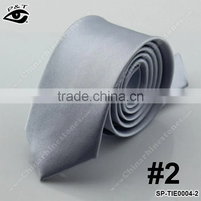 22 Colors NECK TIE SILK TIE SKINNY SOLID NECK TIE