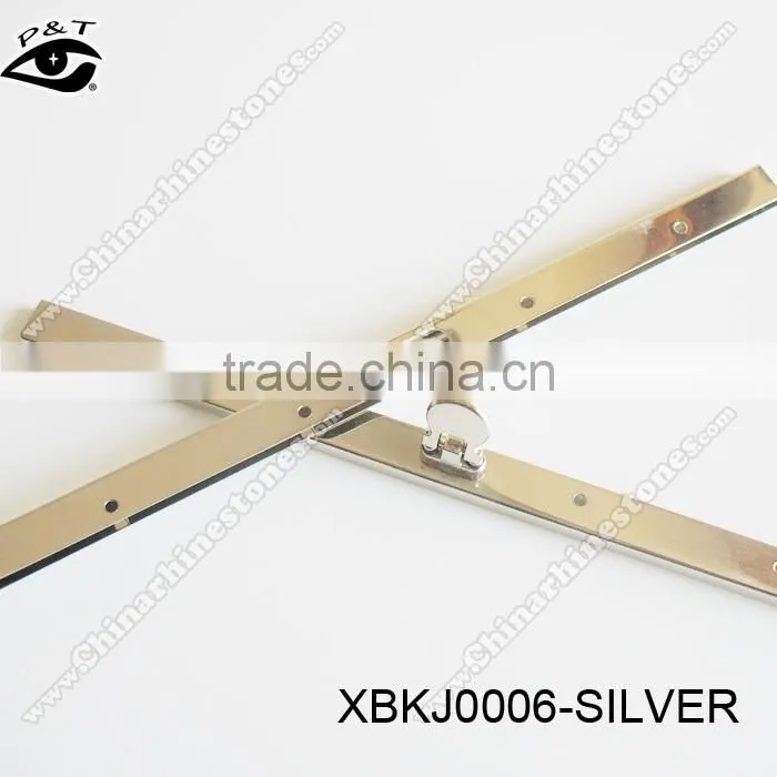 19CM Silver color metal purse frame Lock for handbags metal locks for handbag